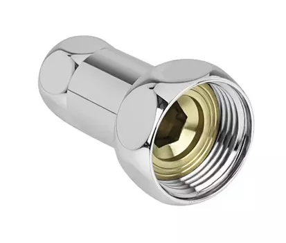 Соединение прямое с двумя накидными гайками 1 ВР х 1/2 ВР для полотенцесушителя, пара VALFEX