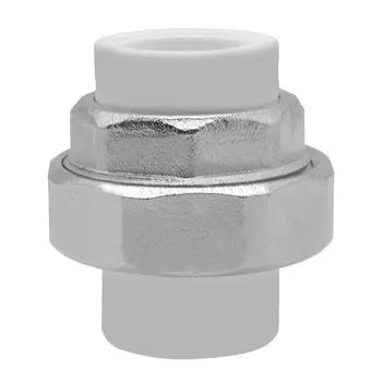 Соединение разъемное в сборе PPR внутреннее/внутреннее присоединение 20, белый, RTP