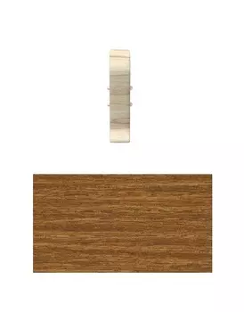 Соединитель К-П55-1 Орех-291 (2 шт.ф/п)