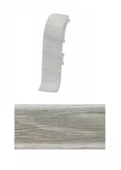 Соединитель к плинтусу Salag NGF56 96 дуб камбридж (2шт/упак)