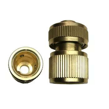 Соединитель, латунь, 1/2''