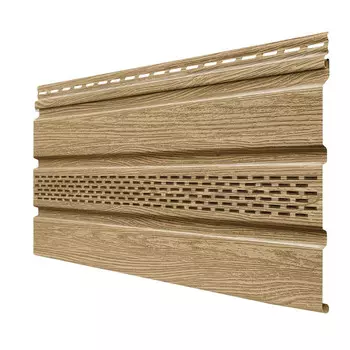 Софит ТН, частично перфорированный, 3000*305 мм (S пол. = 0,915 м2), Сосна