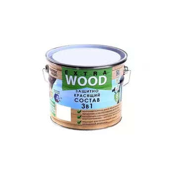 Состав защитно-красящий 3в1 FARBITEX PROFI WOOD EXTRA, дуб, 3 л