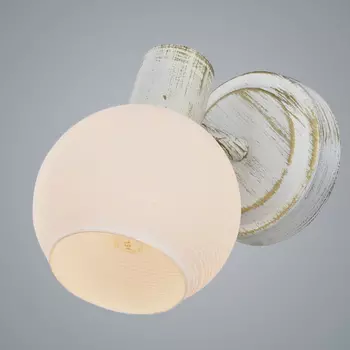 Спот 14941/1 WT+GD белый с золотом 1x40Вт E14 h160, WAN19