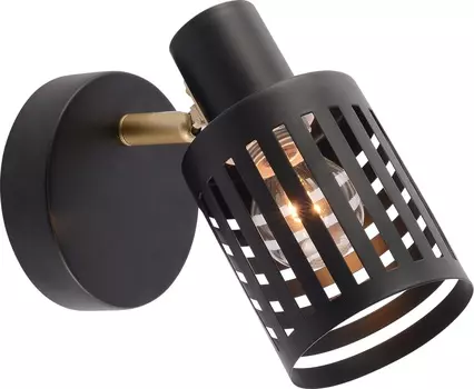 Спот Brilliant light DA6121-1, Е14, черный, золото