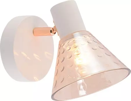 Спот Brilliant light DA6128-1, Е14, белый, золото