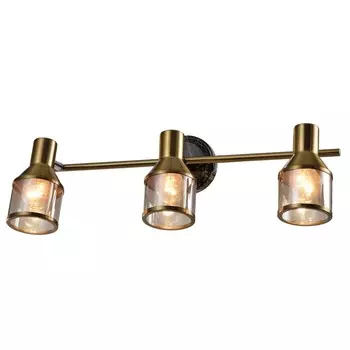 Спот Gerhort G81057/3wDMR+BRS AMB+BRS черный/бронза/янтарный