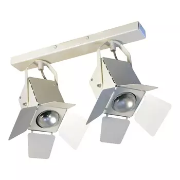 Спот Кино НПБ 01-2х60-515 белый матовый/белый