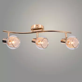 Спот настенно-потолочный DA5927/3 FGD золото 3x60W E14