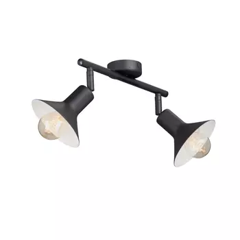 Спот Vitaluce V4807-1/2PL 2xE27 40Вт цвет черный