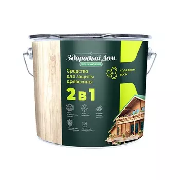 Средство деревозащитное Лакра Здоровый дом 3 л бесцветный