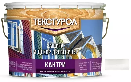 Средство деревозащитное Текстурол Кантри 9 л, база А