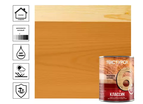 Средство деревозащитное Текстурол Классик 1 л, орегон
