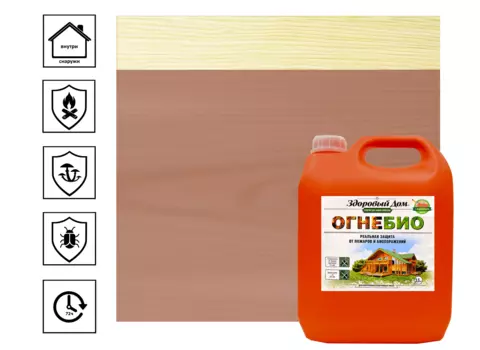 Средство деревозащитное Здоровый Дом с индикатором 3,5 кг