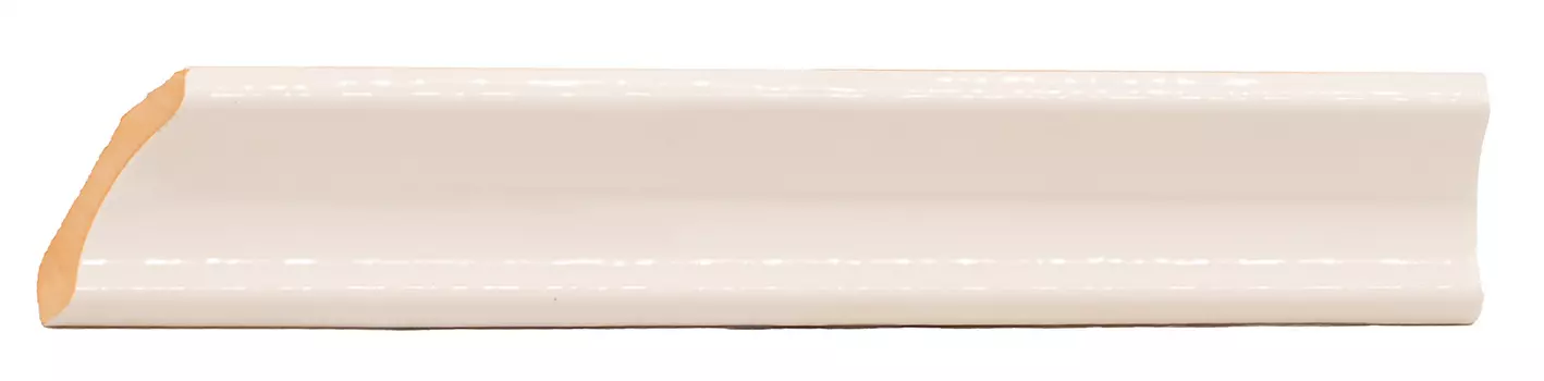 Срез белый керамический 20 см х 3,5 см левый