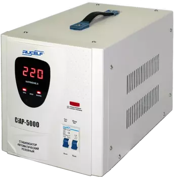 Стабилизатор напряжения переносной Rucelf СтАР-5000