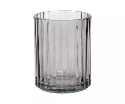 Стакан для зубных щеток настольный SMOKY TOPAZ, стекло, FOR-GLASS-ST044