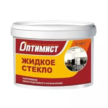 Стекло жидкое К507 ОПТИМИСТ натриевое 6кг