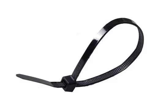 Стяжка нейлоновая черн. RUCELF 3х200 мм СТБ-200-Ч, 100 шт.