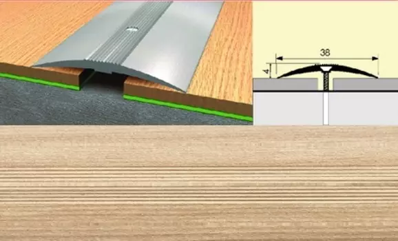 Стык 38 мм. 0,9 берёза