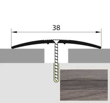 Стык 38 мм. 0,9 дуб сицилия