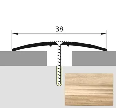 Стык 38 мм. 1,35 берёза
