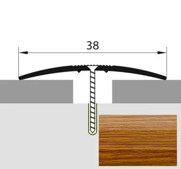 Стык 38 мм. 1,35 дуб темный