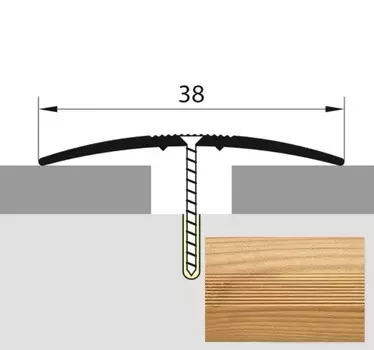 Стык 38 мм. 1,35 сосна