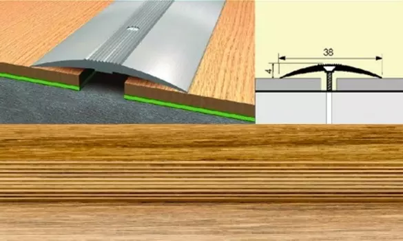 Стык 38 мм. 1,8 дуб эдельвейс