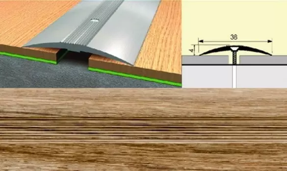 Стык 38 мм. 1,8 дуб камелия