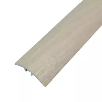 Стык разноур. с дюб ламинированный, 40мм 1,35 дуб снежный