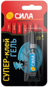Супер-клей Сила SGBL1-3 BL-1, гель, 3гр