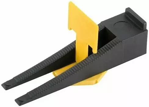 СВП 40 шт. Т-образных зажимов толщ. 3,0 мм. 40 шт. двойных клиньев. InWork , Арт. 16786-40