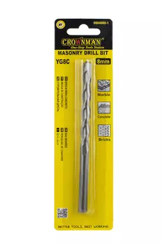 Сверло по камню CROWNMAN 8 мм , Арт. 0804080-1