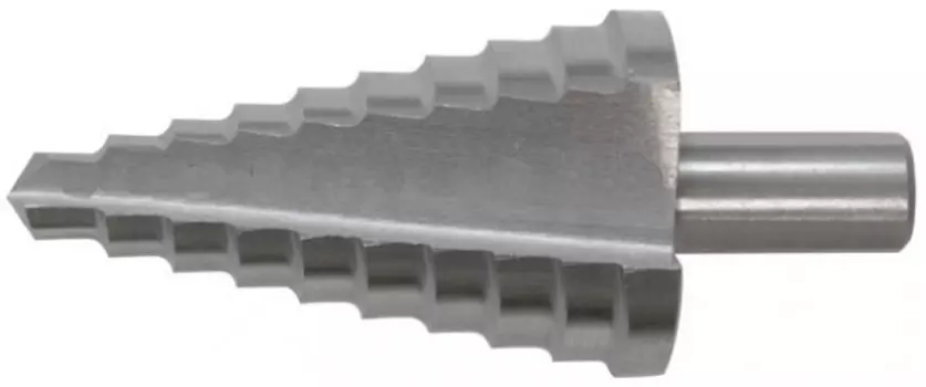 Сверло ступенчатое HSS по металлу, 13 ступеней, 6-30 мм