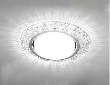 Светильник декоративный Emilia LED 53 7 70 из полимера со светодиодной подсветкой, GX53, прозрачный