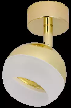 Светильник IEK 4011 настенно-потолочный 1хGX53 золото