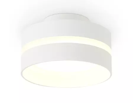 Светильник накладной AMBRELLA LIGHT SWH/FR GX53 D95х60 белый песок,белый матовый