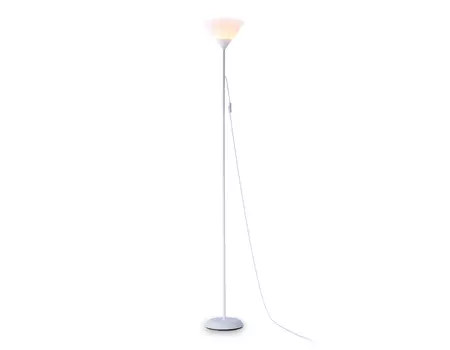 Светильник напольный с выключателем на проводе TR97612 WH белый E27 40Вт