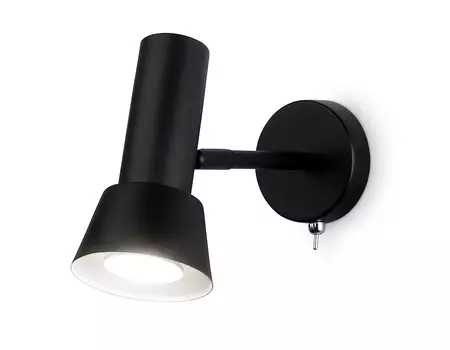 Светильник настенный AMBRELLA LIGHT TA13129 WH GU10 12W D85хL150хH240 цвет черный