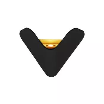 Светильник настенный накладной Nuovo LED 7Вт литой алюминий 3000К черный