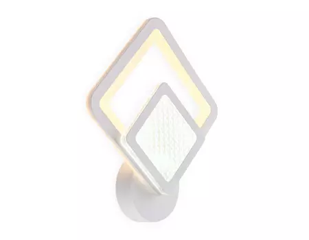 Светильник настенный светодиодный AMBRELLA LIGHTFA4284 WH 14W 260х300х60 цвет белый
