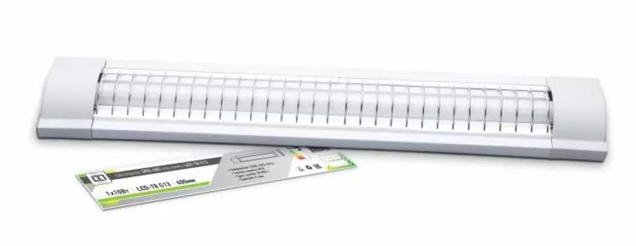 Светильник под светодиодную лампу SPO-405 1х10Вт 230В LED-Т8 G13 IP40 600мм LLT