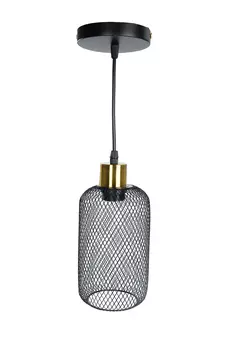 Светильник подвесной Brilliant light XA3269-1 Е27, черный, латунь