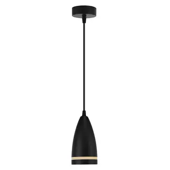 Светильник подвесной Feron GX53 15W 230V D85*H160 HL3648 цвет черный