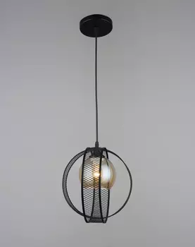 Светильник подвесной PS2691-1 BK 1х40Вт Е27 черный