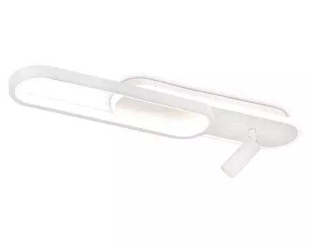 Светильник потолочный AMBRELLA LIGHT светодиодный FL5108/2+1 WH 3000K/4200K/6400K+4200K 600х120х110
