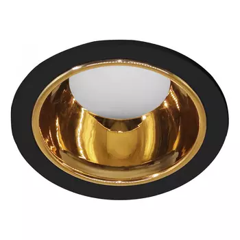Светильник потолочный Feron встраиваемый DL3102 черный/золото