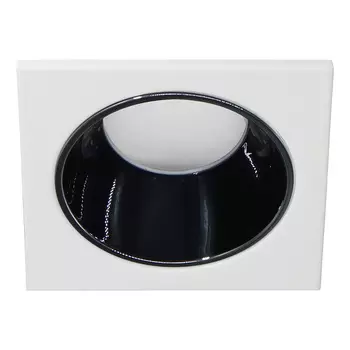 Светильник потолочный Feron встраиваемый DL3112 белый/черный хром