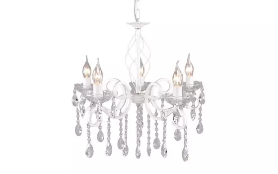 Светильник потолочный Эммелия РС20939 WT/5 5хЕ14 60Вт белый